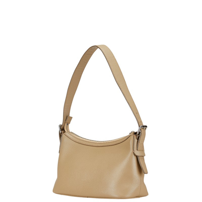 Burberry Nova Check Leather Shoulder Bag