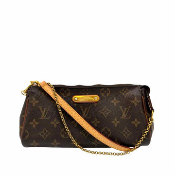 LOUIS VUITTON Monogram Canvas Eva Clutch Crossbody (Pre-Owned)