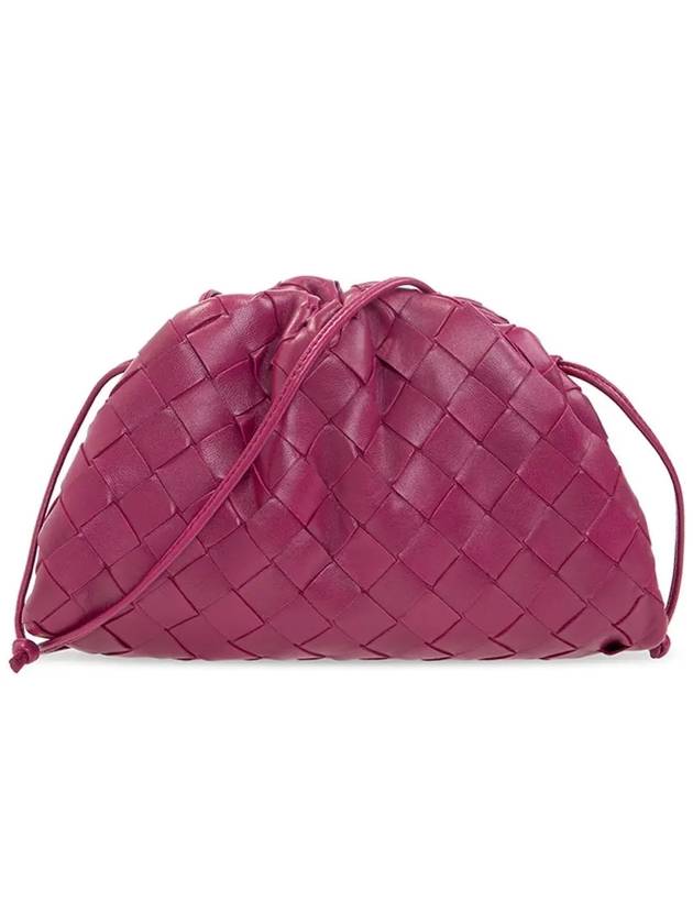 Bottega Veneta Intrecciato Mini Pouch Bag Cinnabar