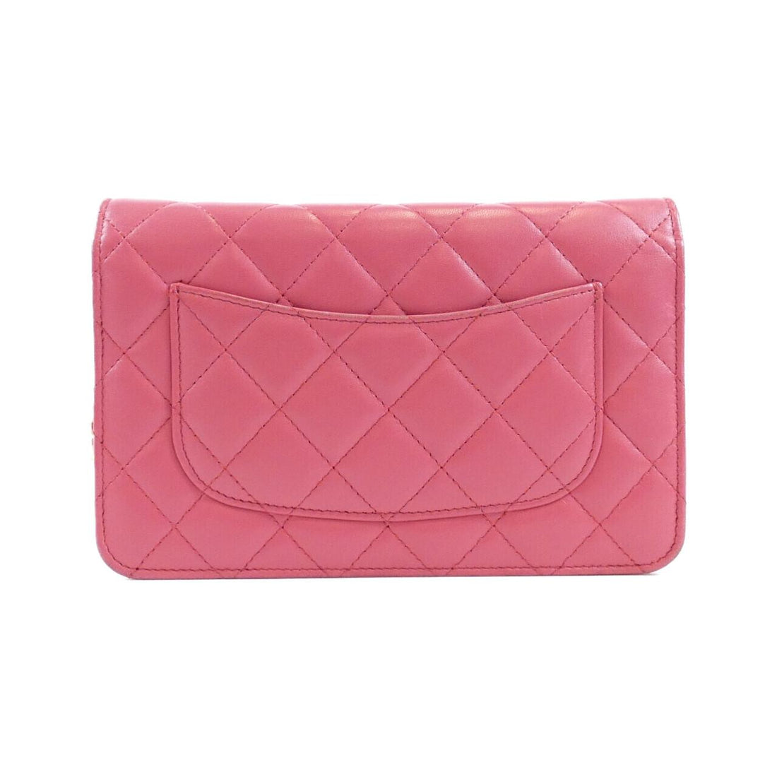 Chanel Timeless Classic Line Lambskin Chain Wallet