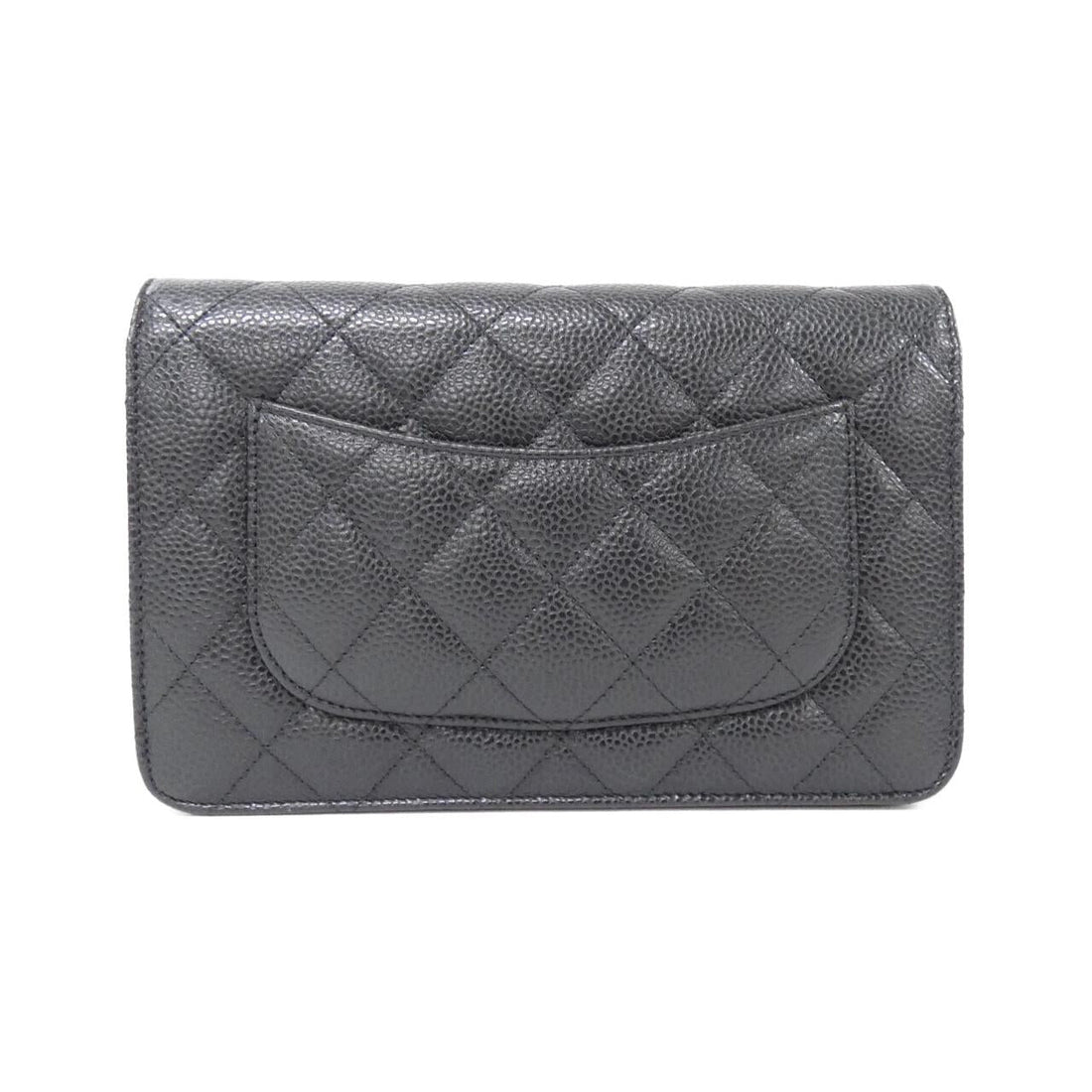 Chanel Timeless Classic Caviar Skin Chain Wallet