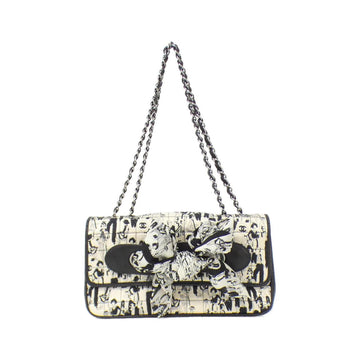 Chanel Silk Satin Lamb Shoulder Bag