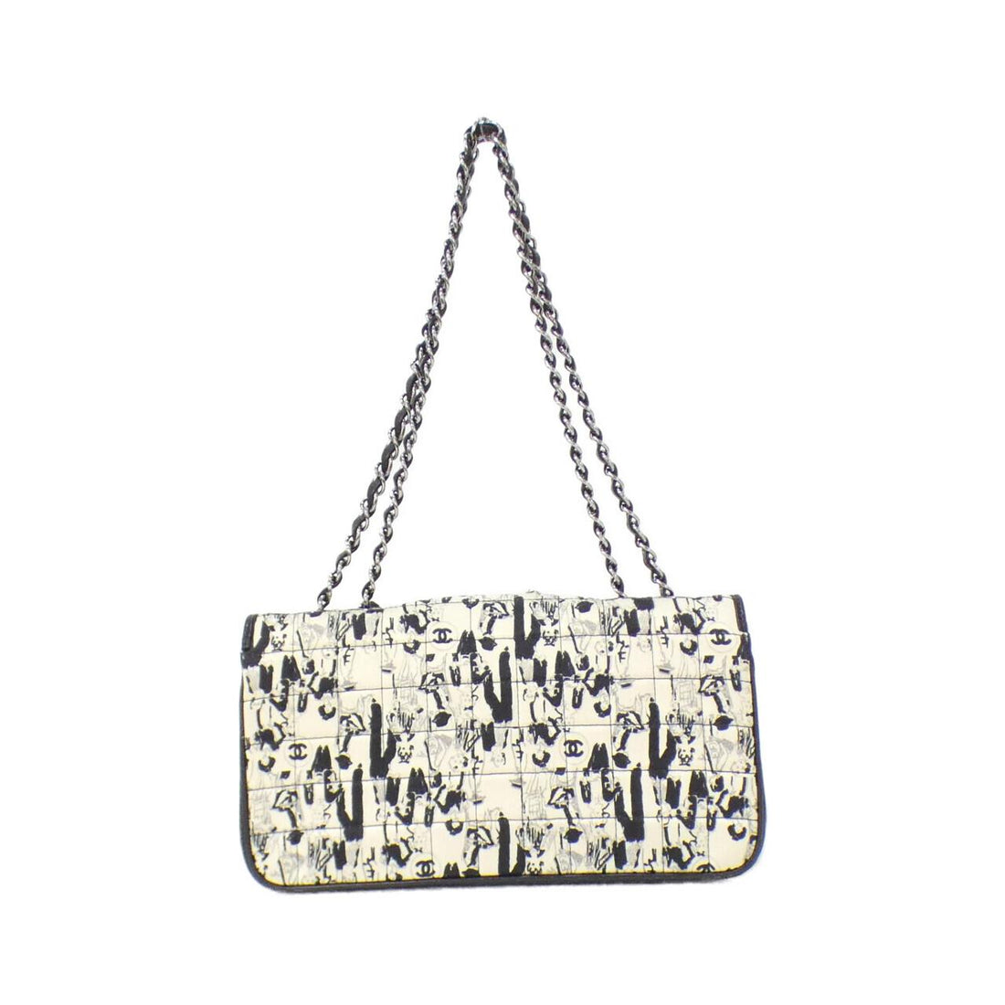 Chanel Silk Satin Lamb Shoulder Bag