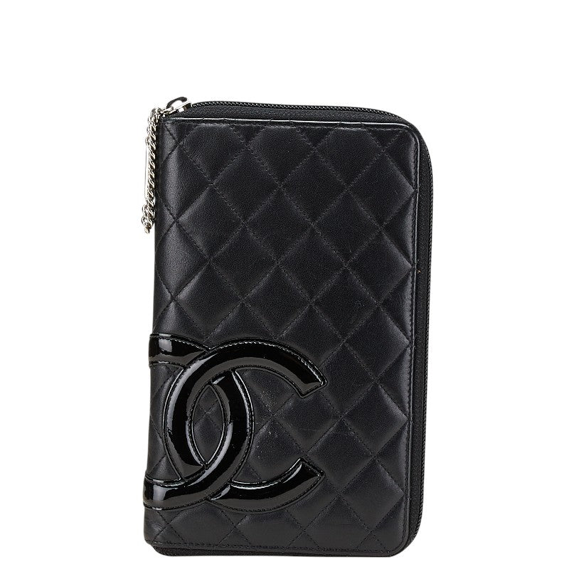 Chanel Cambon Line Lambskin Long Wallet