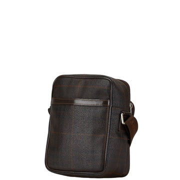 Burberry PVC Leather Crossbody Shoulder Bag