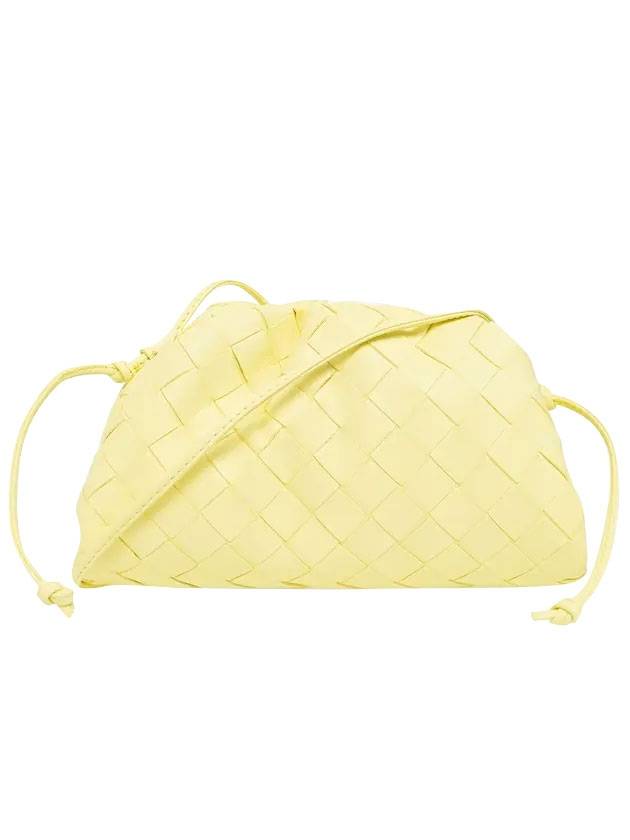 Bottega Veneta Intrecciato Mini Pouch Bag Yellow