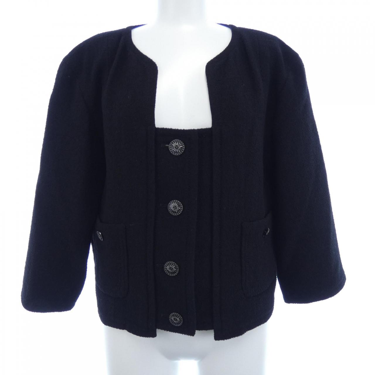 Chanel P47307V18196 Collarless Jacket Jacket