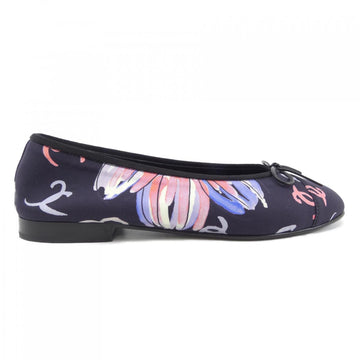 Chanel Print Stretch Jersey Flat Shoes