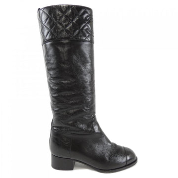 Chanel Shiny Calfskin Boots
