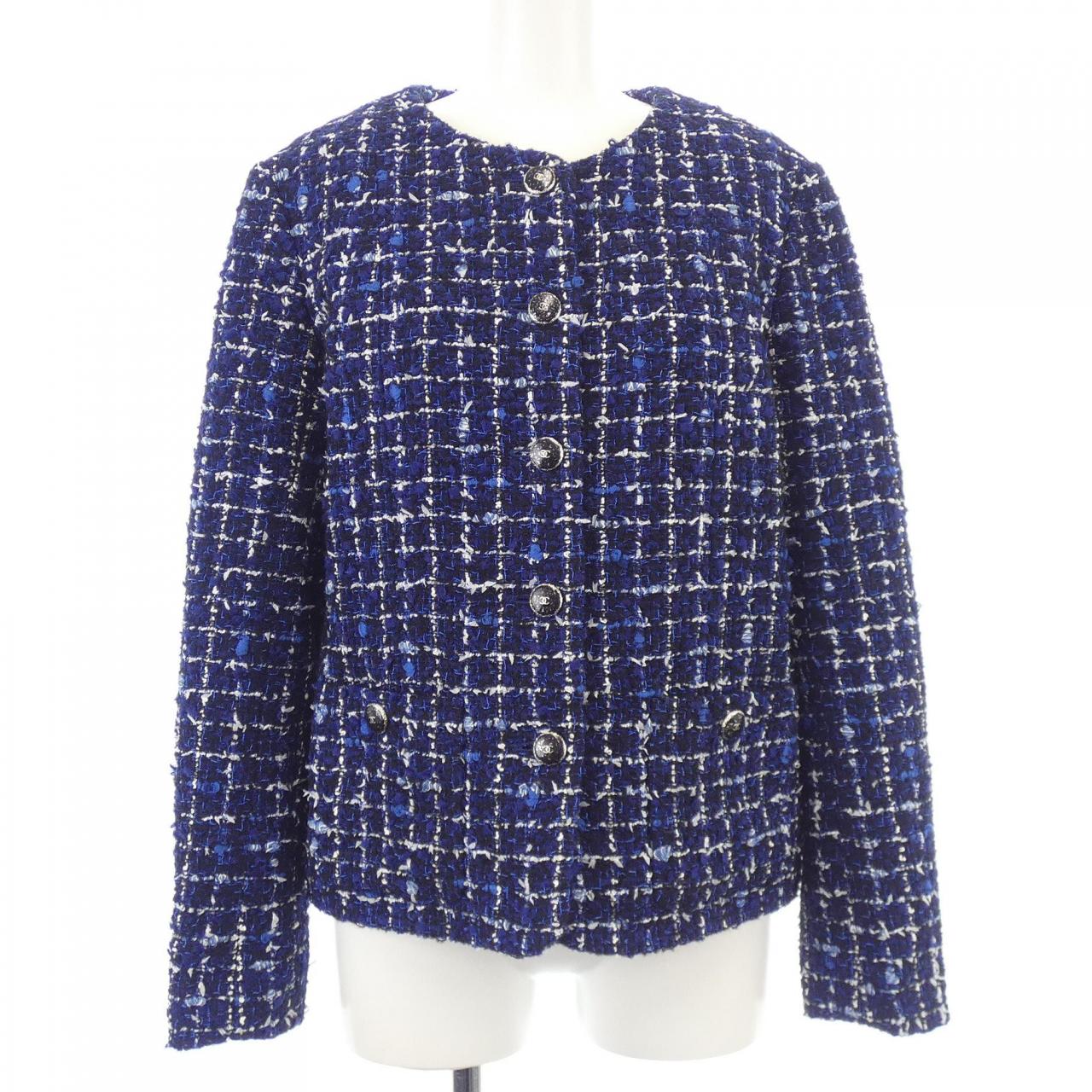 Chanel P79024V60041 Collarless Jacket Outerwear