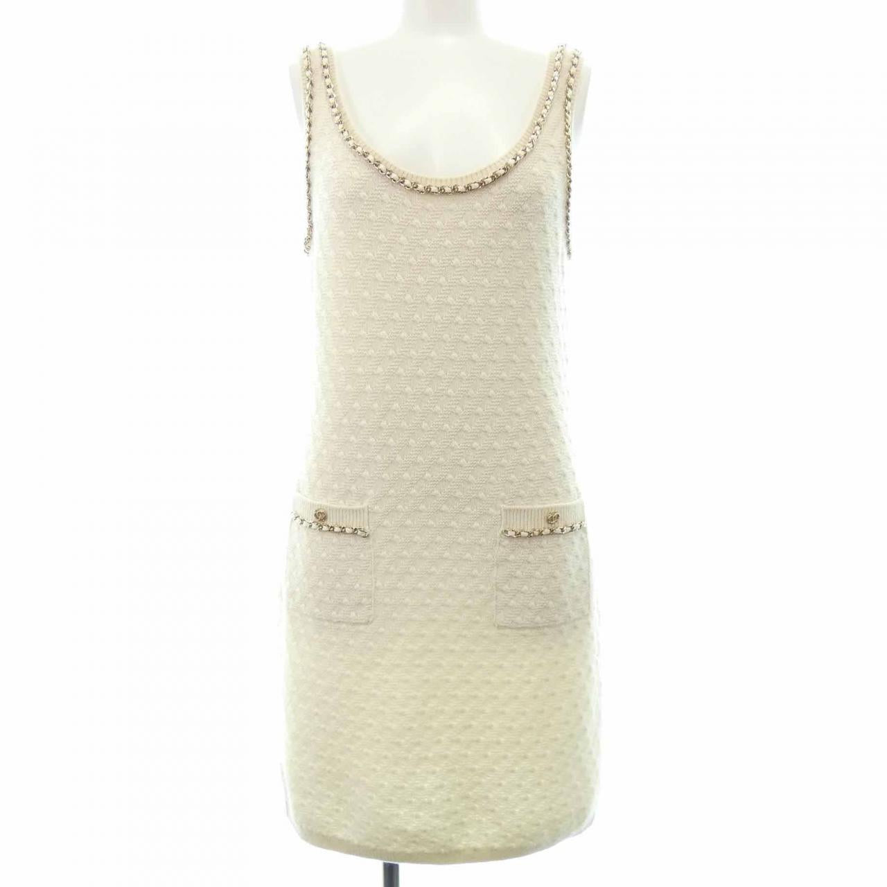 Chanel P75782K10893 Cashmere Dress
