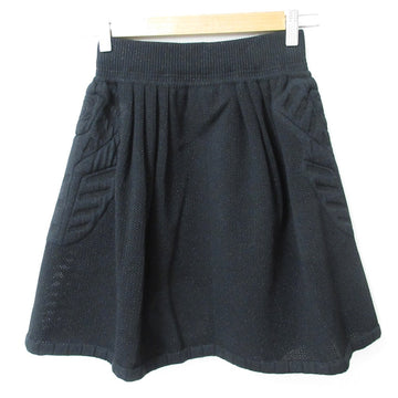 Chanel Wool Knit Mini Skirt