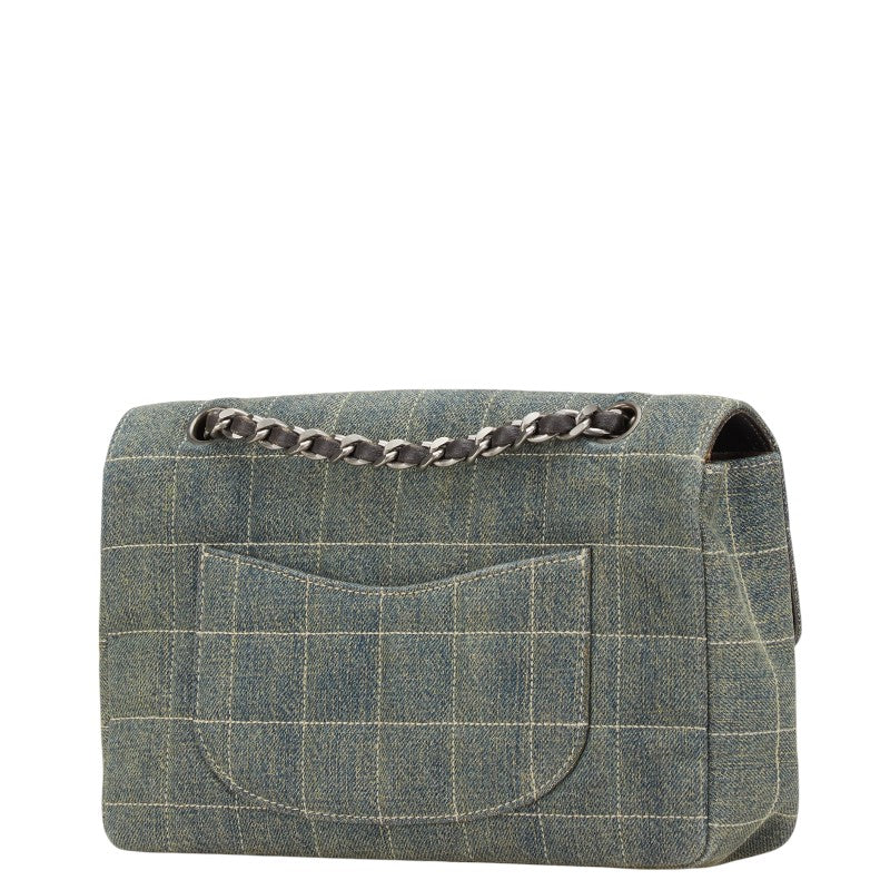 Chanel Choco Bar Denim Leather Shoulder Bag
