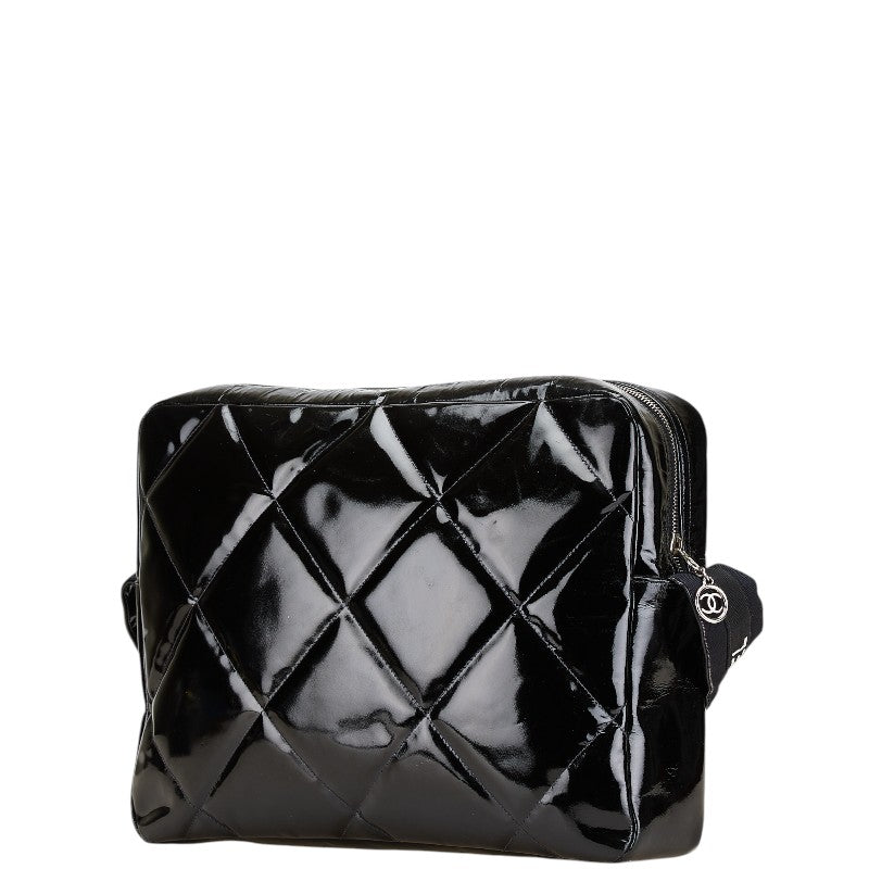 Chanel Matelasse Patent Leather Shoulder Bag