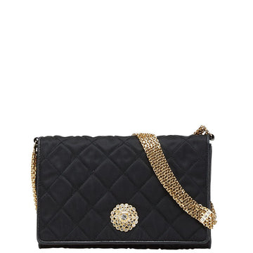 Chanel Matelasse Satin Leather Shoulder Bag