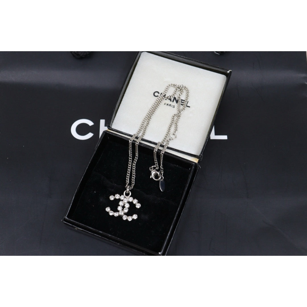 Very Good ( Rank A) ?CHANEL COCO Mark Rhinestone  Necklace?V25052509