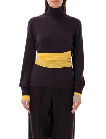 FENDI Layered Knit Jumper for Women - Size 40