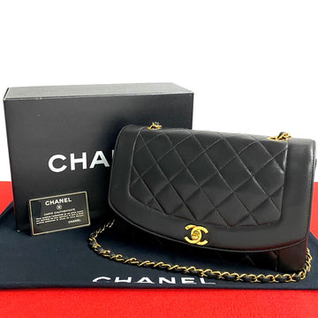 Chanel Diana Flap Lambskin Shoulder Bag
