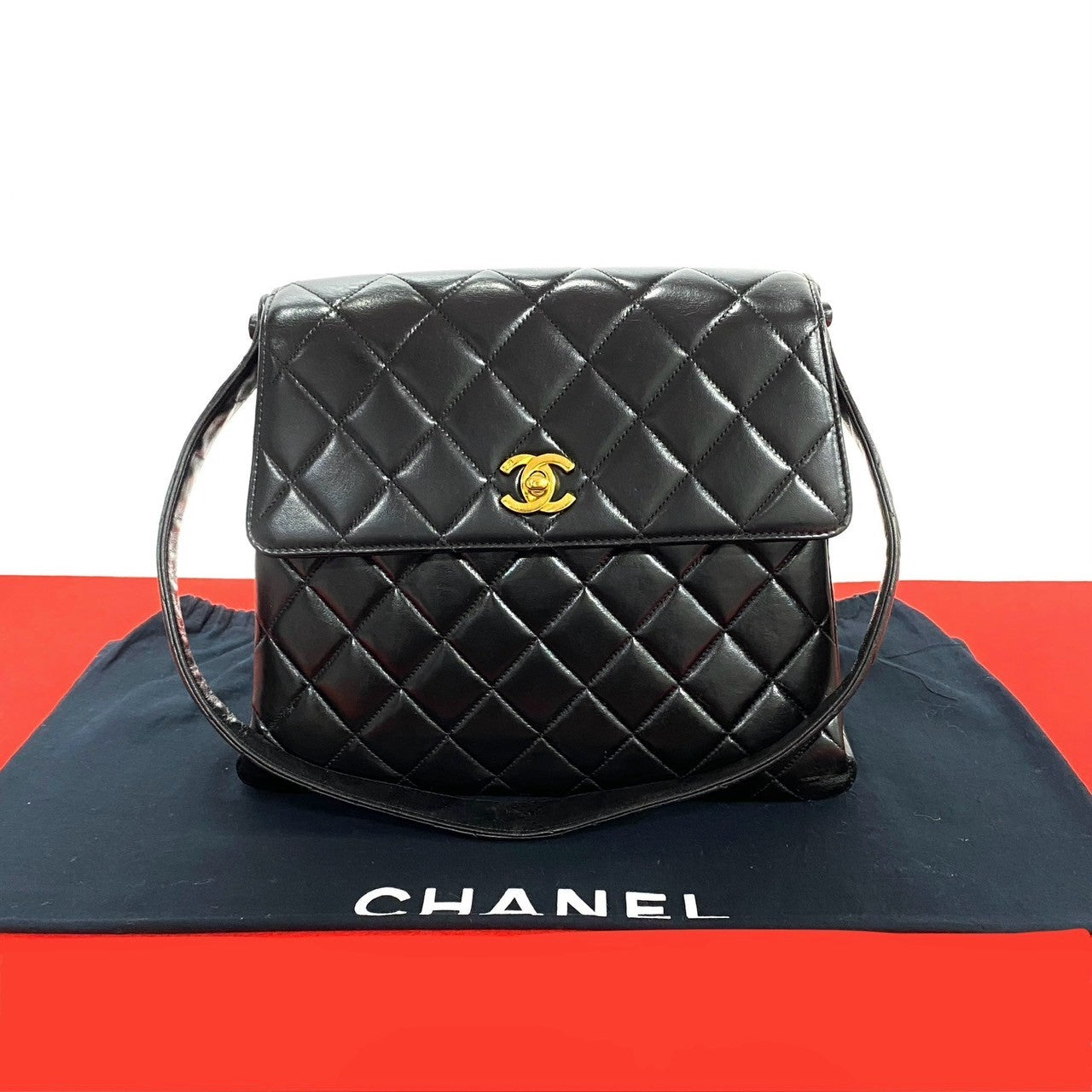 Chanel Matelassé Lambskin Shoulder Bag
