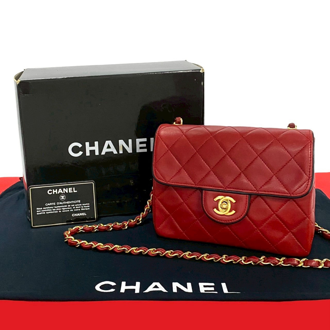 Chanel Matelasse Lambskin Shoulder Bag
