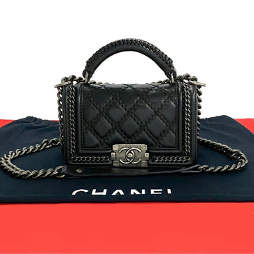 Chanel Boy Chanel Leather 2way Shoulder Bag