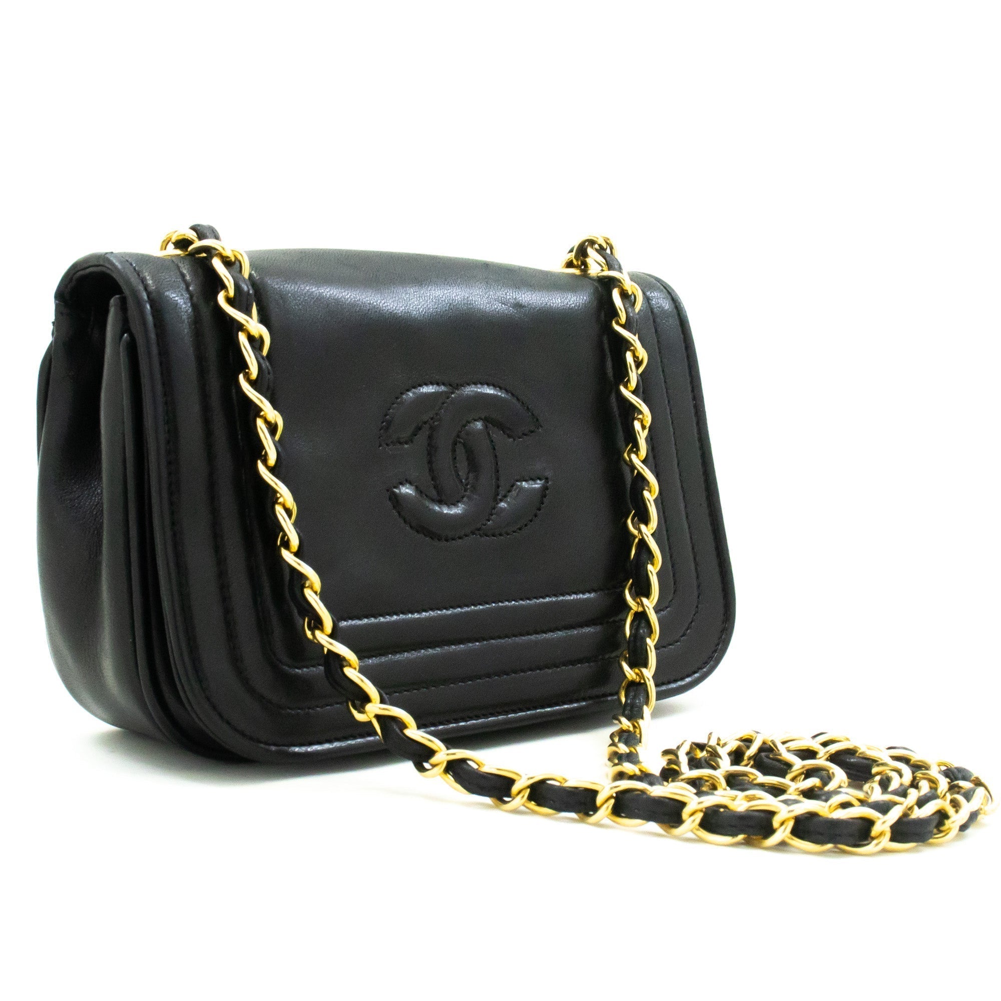 Top Quality Chanel Full New Mini Small Chain Shoulder Bag Black Coco Quilted