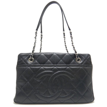 Chanel Caviar Skin Matelasse Chain Tote Bag