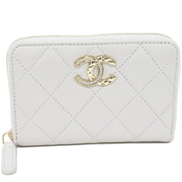 Chanel Matelassé Lambskin Card Coin Purse