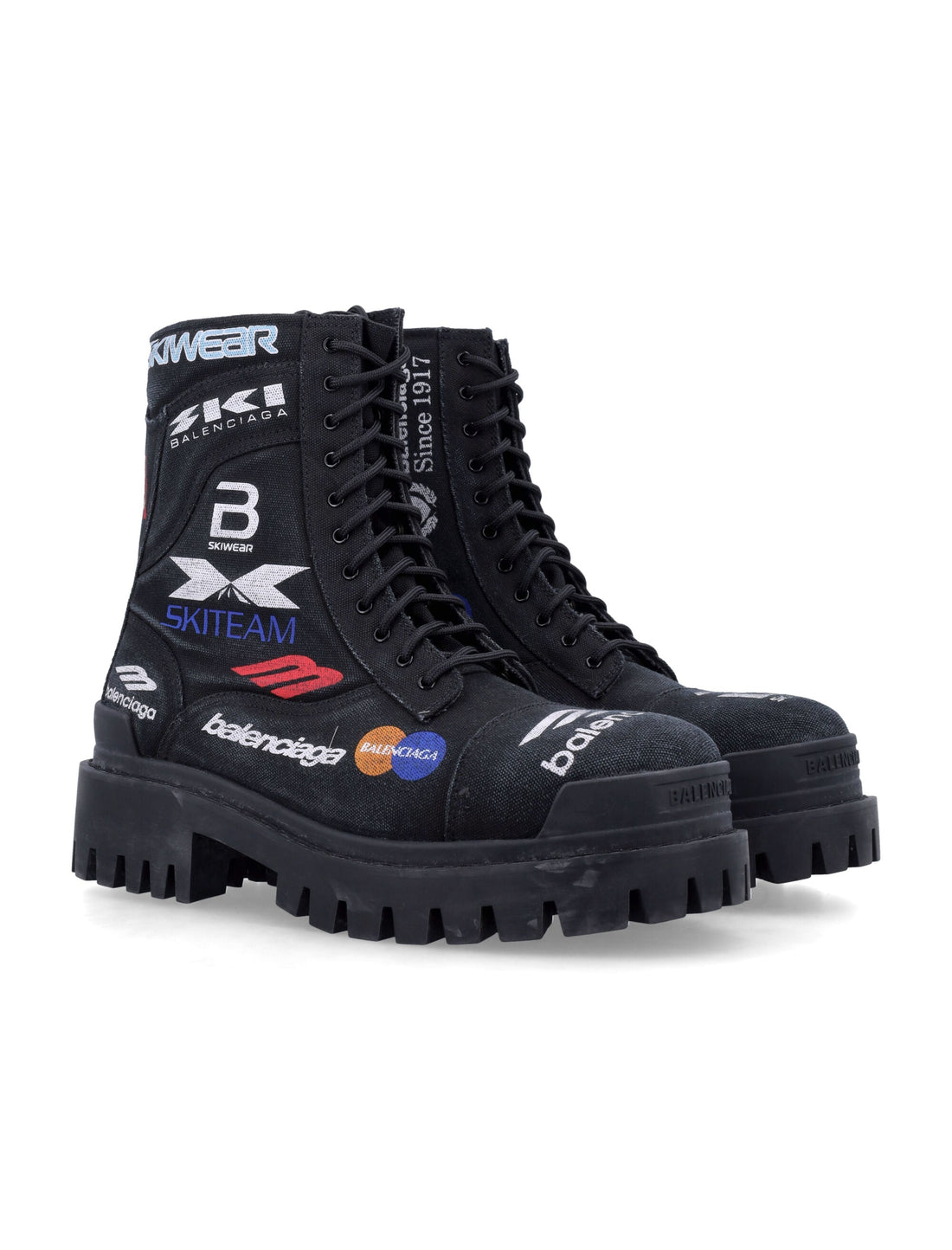 BALENCIAGA Combat Strike Canvas L20 Boots