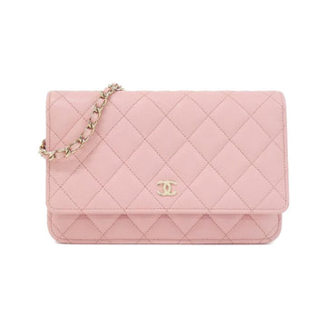 Chanel Timeless Classic Caviar Skin Chain Wallet