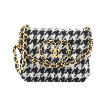 Chanel AP4014 Wool Tweed Chain Clutch