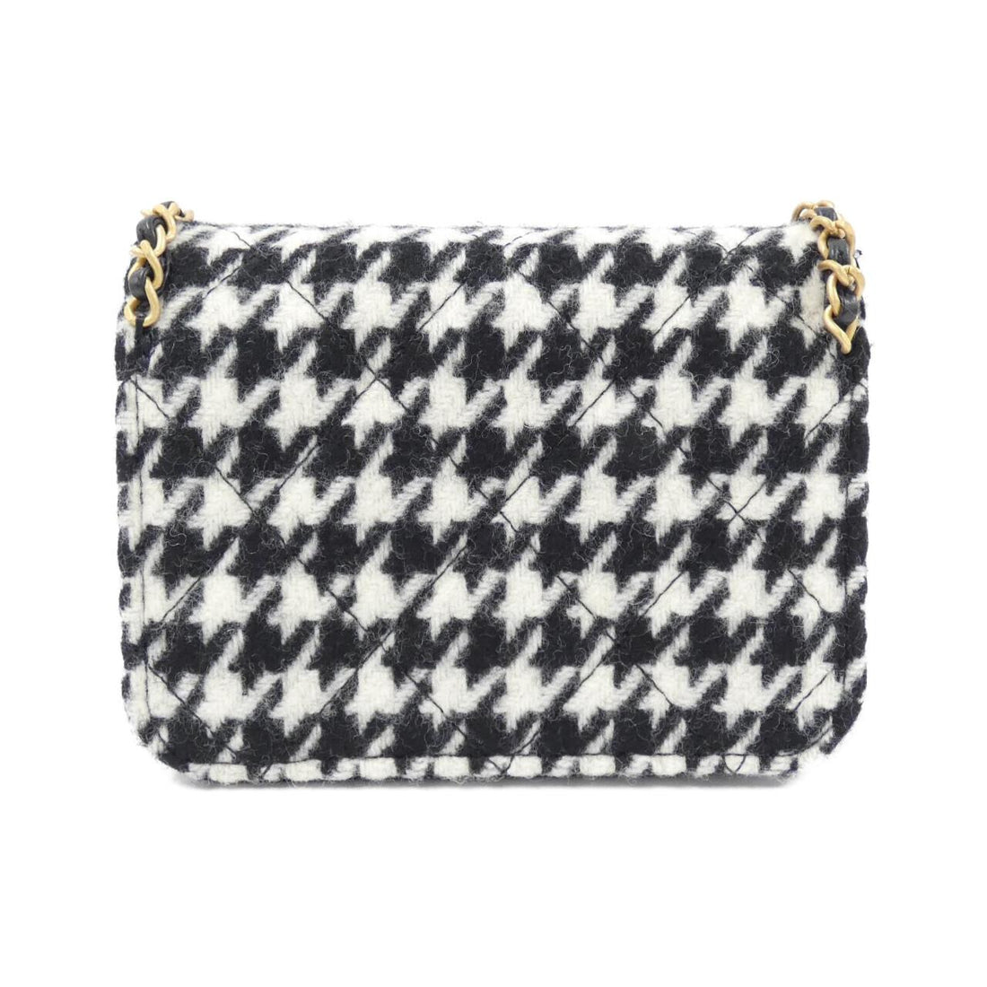 Chanel AP4014 Wool Tweed Chain Clutch
