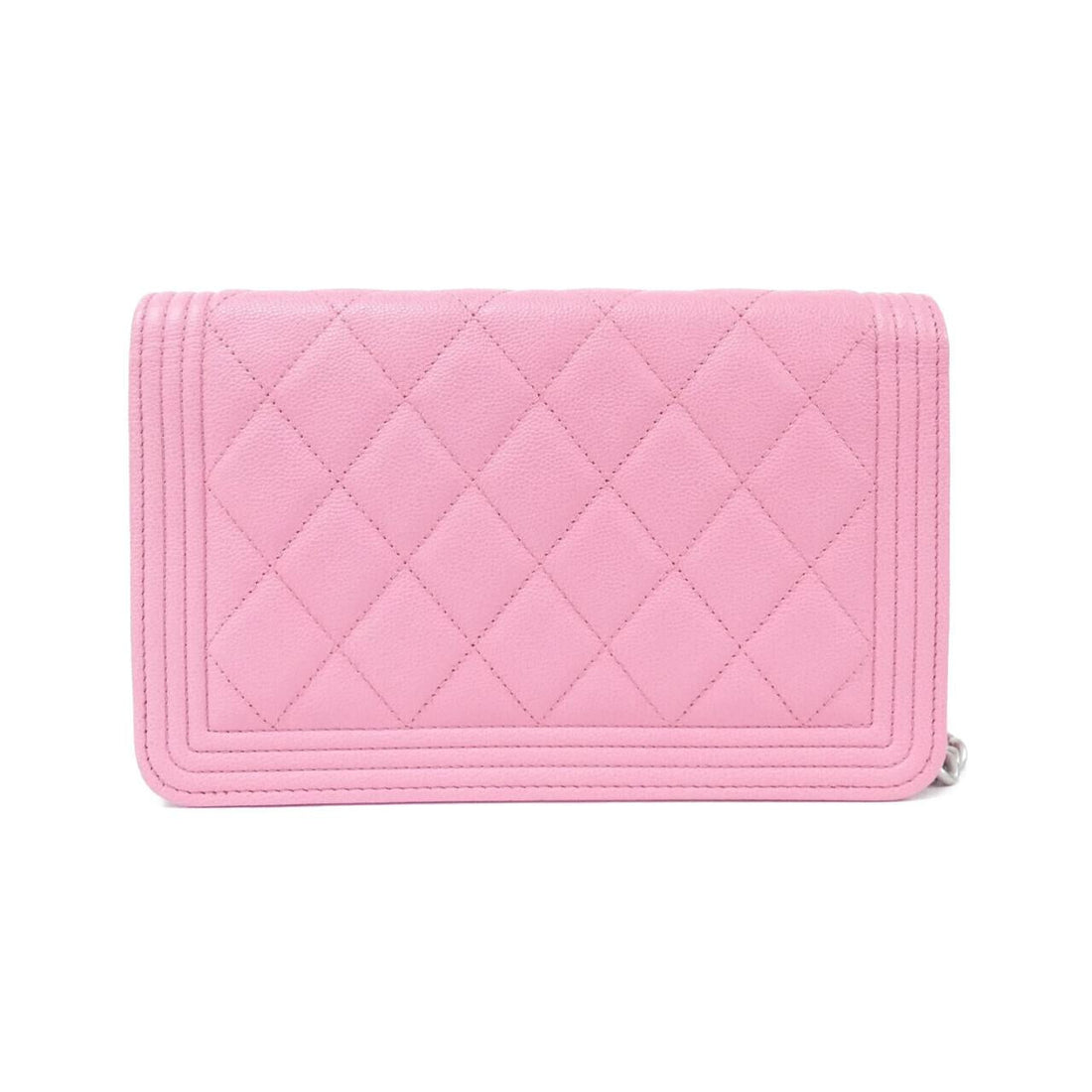 Chanel Boy Chanel Caviar Skin Wallet on Chain