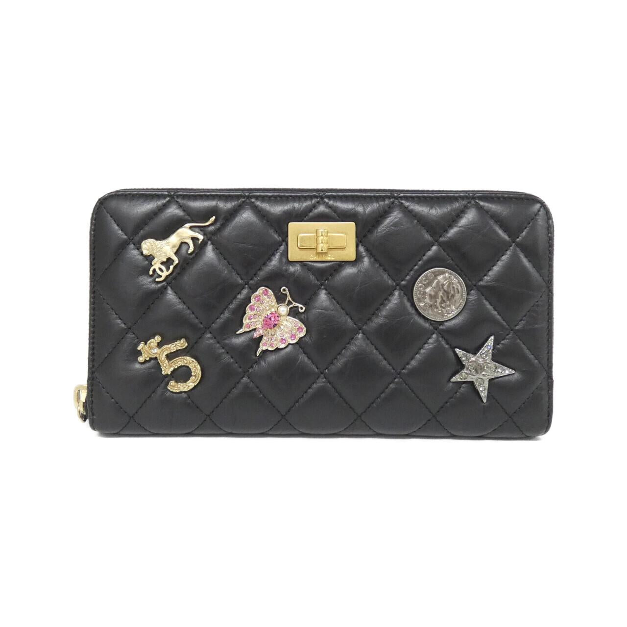 Chanel Calfskin Long Wallet