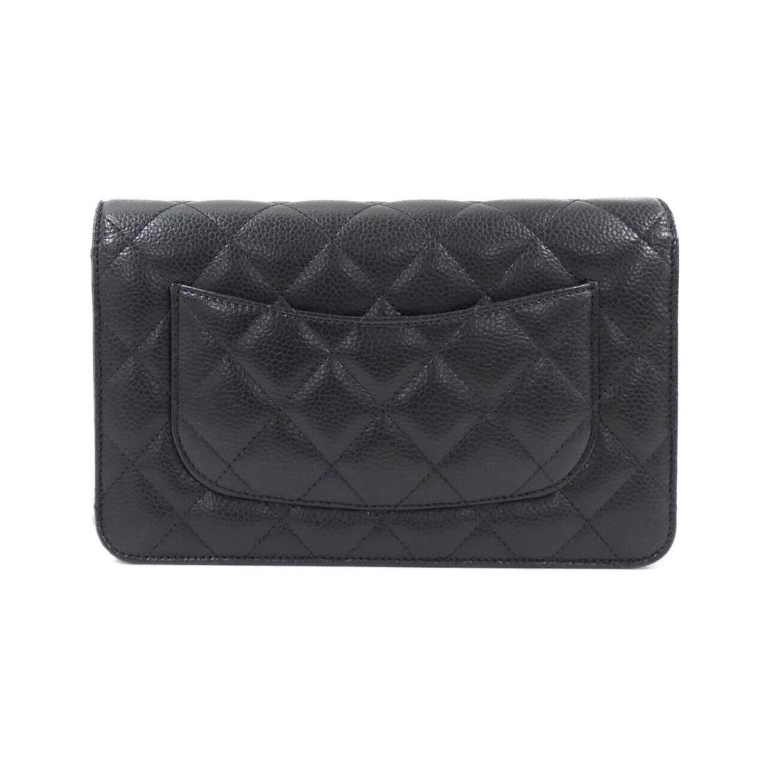 Chanel Timeless Classic Caviar Skin Chain Wallet