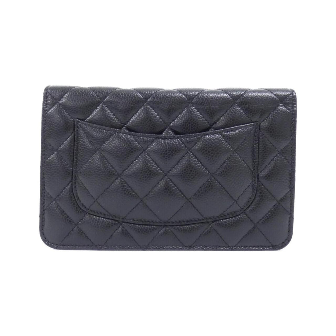 Chanel Timeless Classic Caviar Skin Chain Wallet
