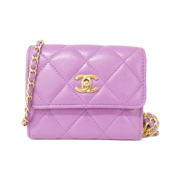 Chanel AP2704 Lambskin Chain Clutch