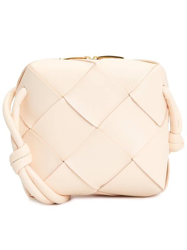Bottega Veneta Cassette Intrecciato Mini Shoulder Bag Pink