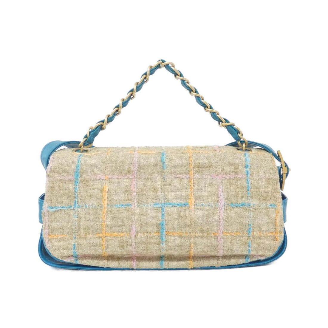 Chanel Tweed Calfskin Shoulder Bag