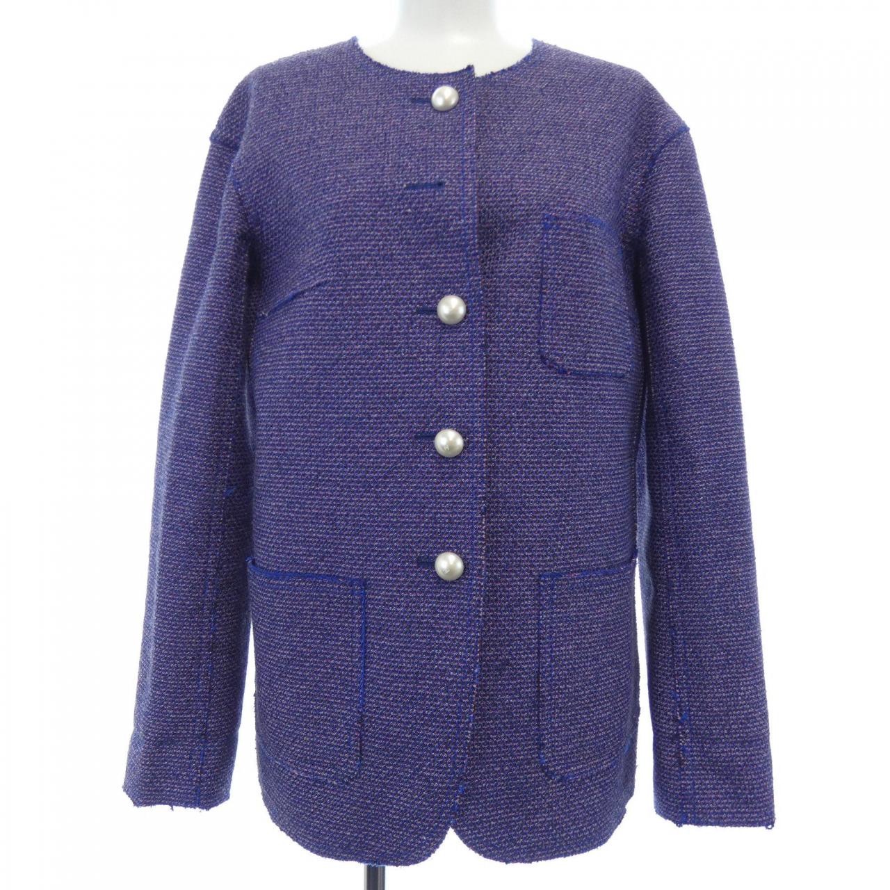 Chanel P45867W05278 Collarless Jacket