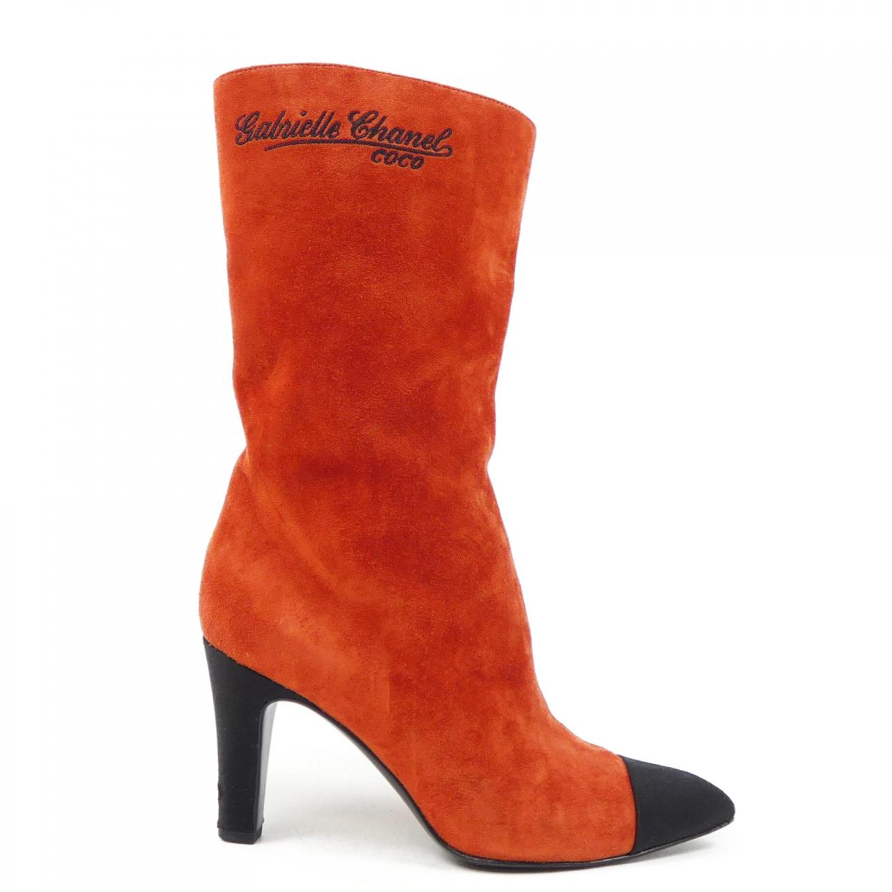 Chanel Suede Calfskin Satin Boots