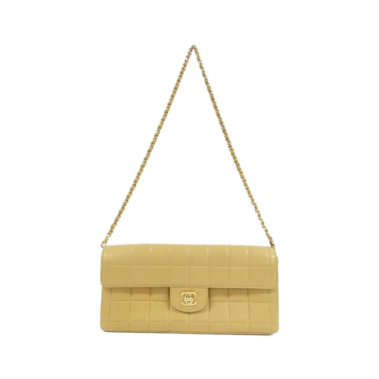 Chanel Choco Bar Lambskin Shoulder Bag