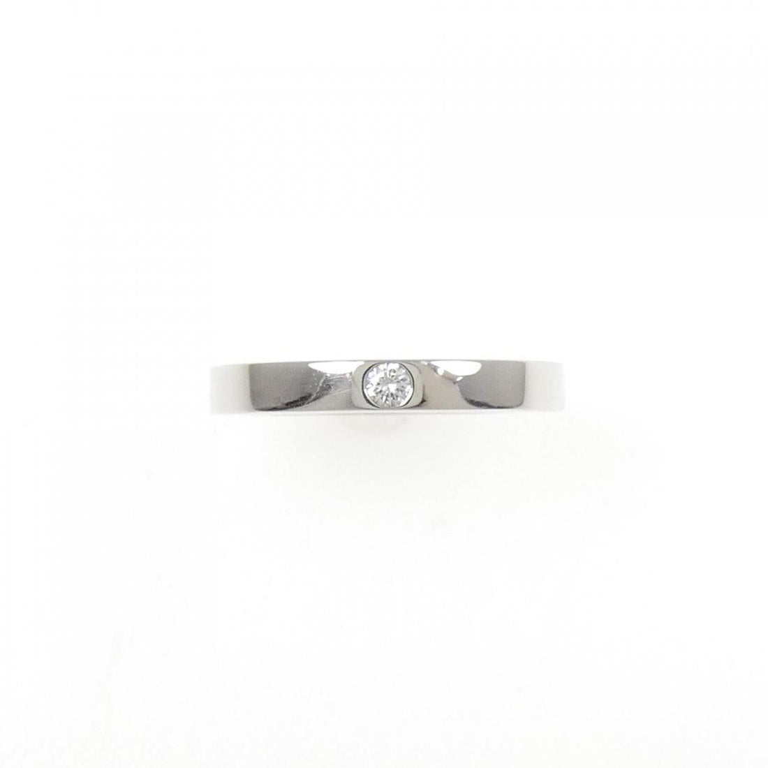 Chanel C Signature Platinum Diamond Ring