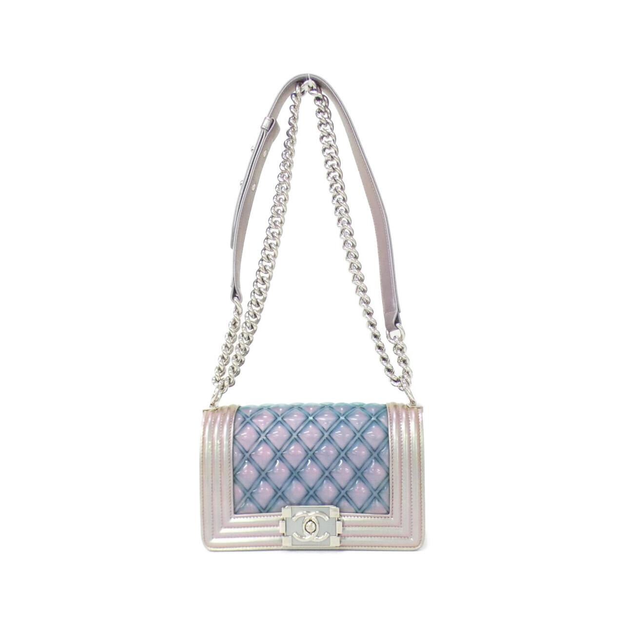Chanel Boy Chanel PVC Iridescent Patent Calf Shoulder Bag