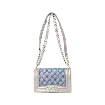 Chanel Boy Chanel PVC Iridescent Patent Calf Shoulder Bag