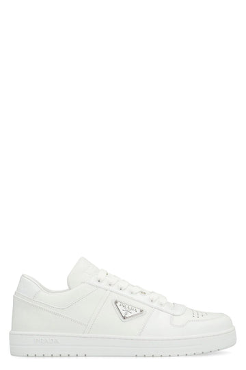 PRADA Downtown Leather Low-Top Sneakers for Men