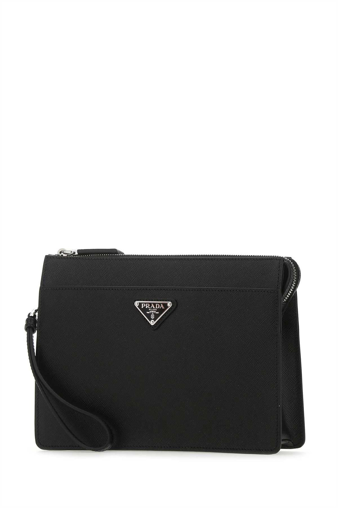 PRADA Elegant Leather Clutch for Men