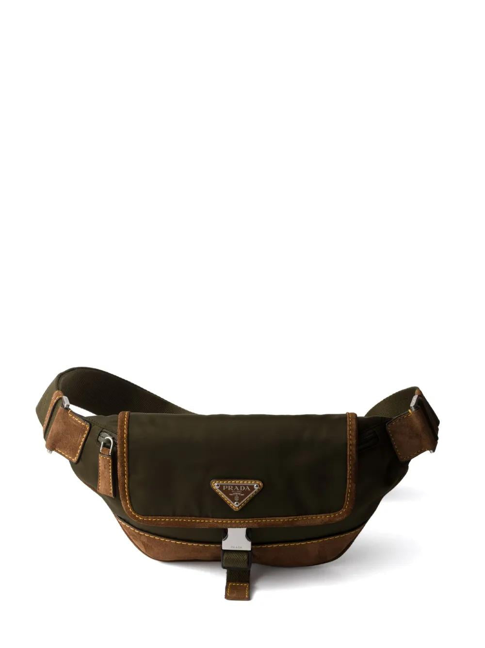 PRADA Mini Soft Fabric Messenger Bag