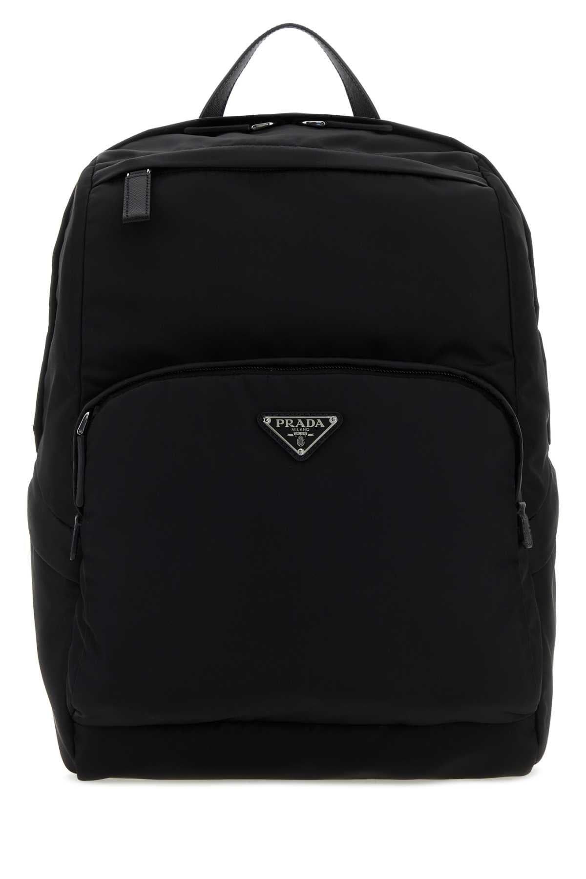 PRADA Re-nylon and Leather Mini Backpack