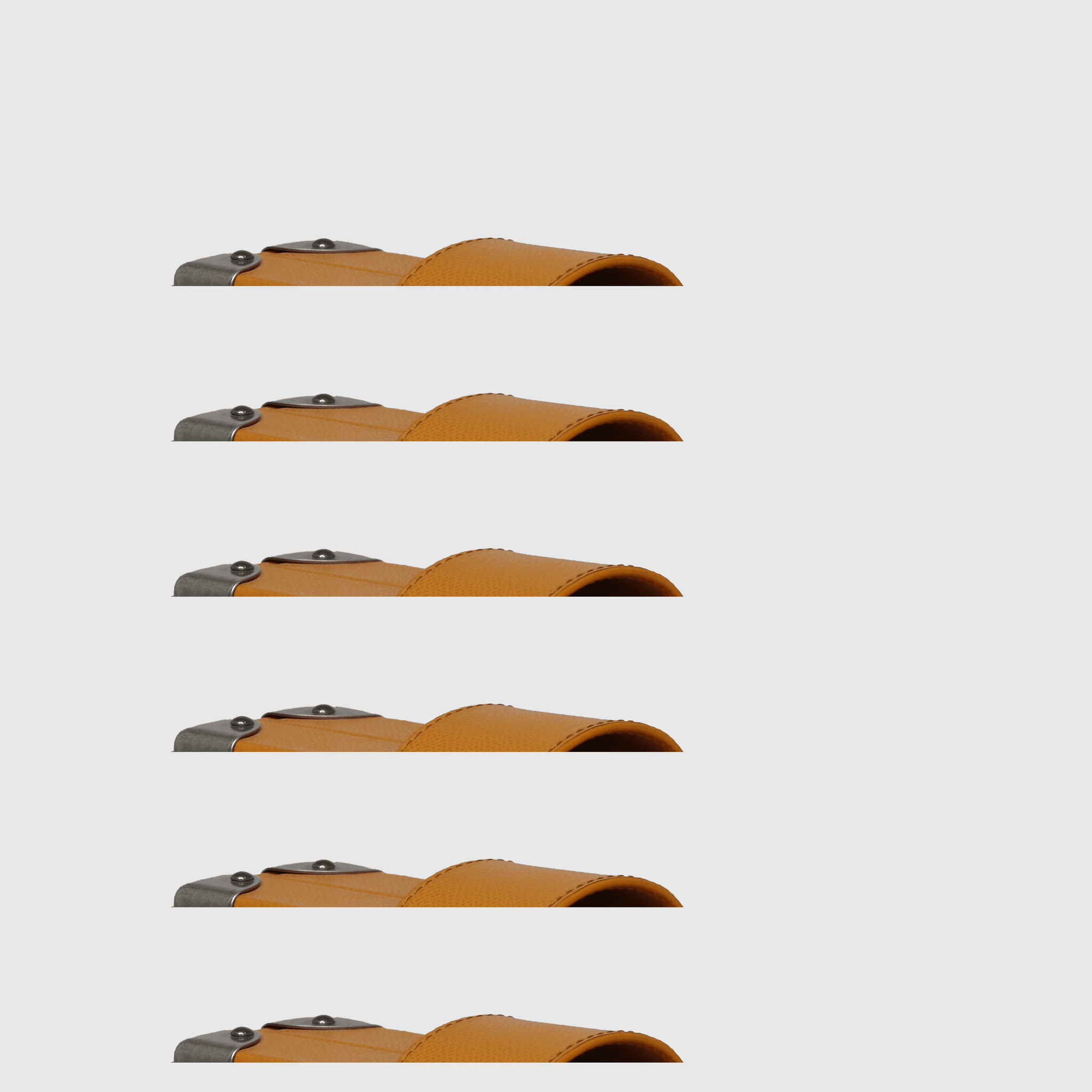 Mustard/Brown Petite Malle Croisière Clutch - Fall 2015